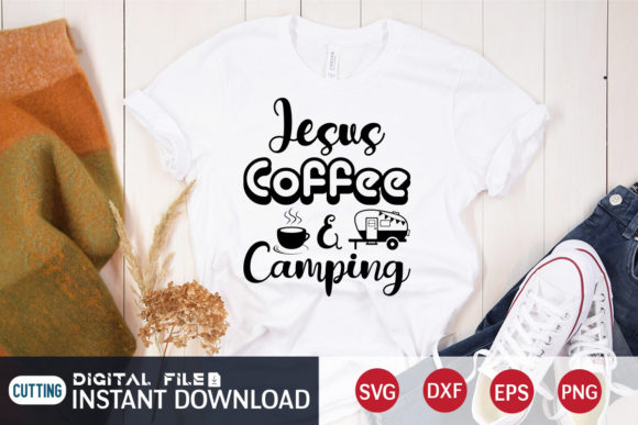 Jesus Coffee and Camping Svg: Graphics & T-Shirt Designs Review